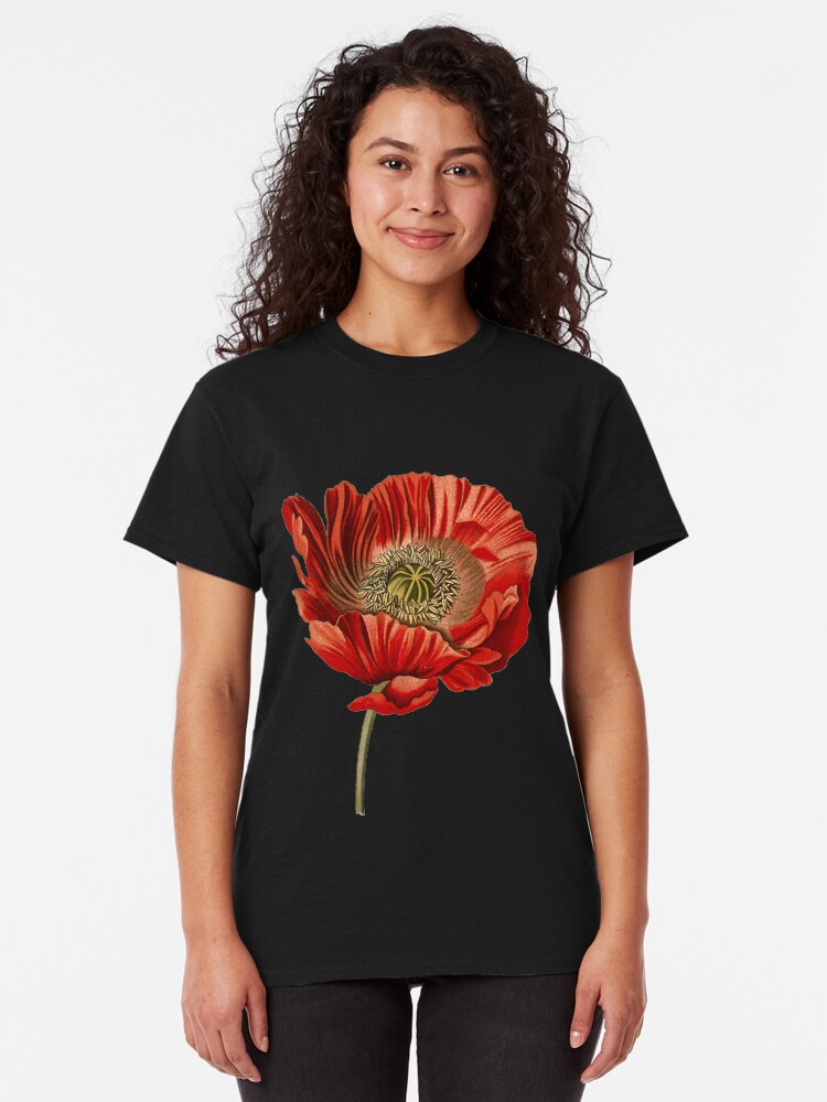 black poppy shirt