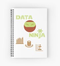 Data Ninja - Data T-Shirt for Analysts, Scientists,Engineers Spiral Notebook