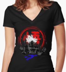 Ultra Instinct Power Women's Fitted V-Neck T-Shirt