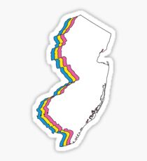 New Jersey State Sticker