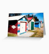 Dromana Boat houses Greeting Card