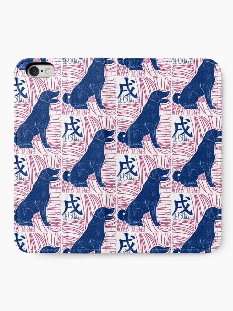 Alternate view of The Dog Chinese Zodiac Sign iPhone Wallet