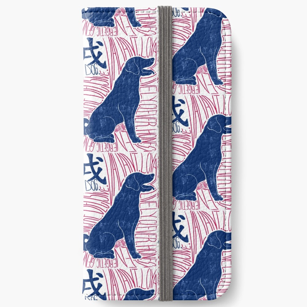 The Dog Chinese Zodiac Sign iPhone Wallet