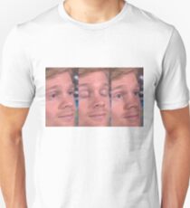 Camiseta unisex Chico blanco parpadeando