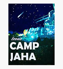 The 100 - Vintage Travel Poster (Camp Jaha) Photographic Print