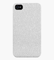 entire shrek script iPhone 4s/4 Case