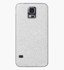 entire shrek script Case/Skin for Samsung Galaxy