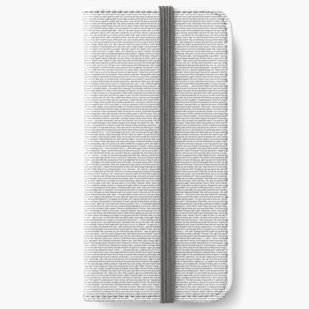 entire shrek script iPhone Wallet