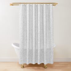 entire shrek script Shower Curtain