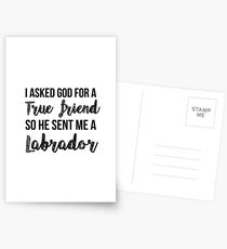 Postales True Friend Labrador