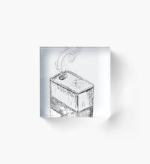 Grave of the Fireflies Sweet Tin Acrylic Block