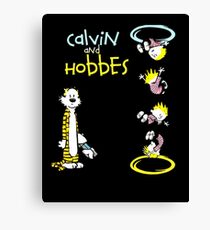 Calvin and Hobbes Canvas Print