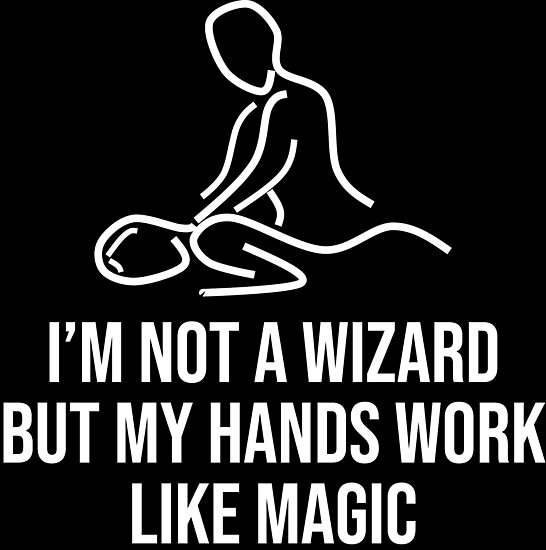 Funny Massage Therapist Wizard Hands Magic T Shirt