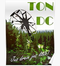 Die 100 - Vintage Travel Poster (Ton DC) Poster