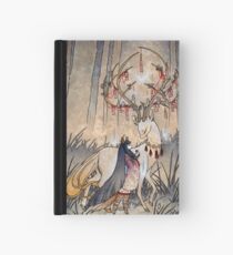 The Wish - Kitsune Fox Deer Yokai Hardcover Journal
