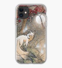 Fox & Wisps - Kitsune Yokai Foxfire iPhone Case