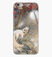 Fox & Wisps - Kitsune Yokai Foxfire iPhone Case