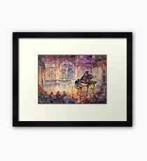 Piano Recital - Classical Pianist In Concert Framed Print