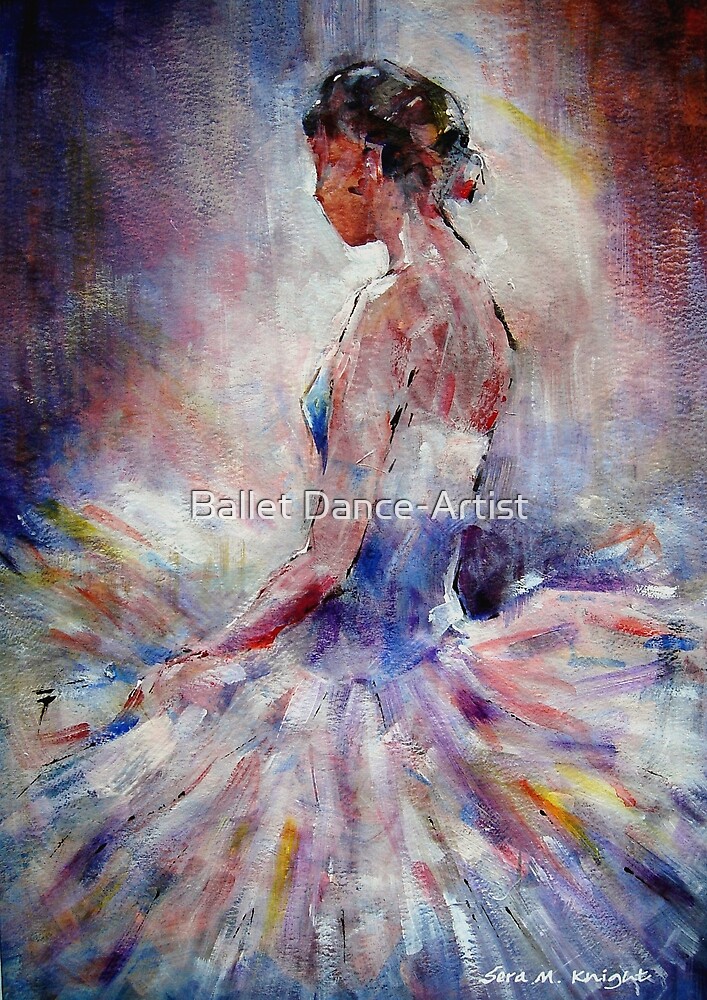Ballet Dancer Contemplating by Ballet Dance-Artist