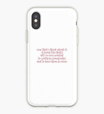 um wirklich jemandes zu sein und sie mir gehören zu lassen - an all die Jungs, die ich vorher geliebt habe iPhone-Hülle & Cover