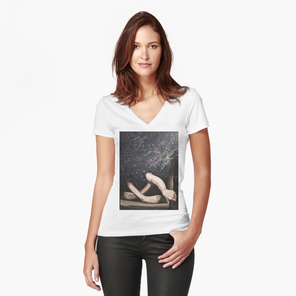 Untitled Fitted V-Neck T-Shirt