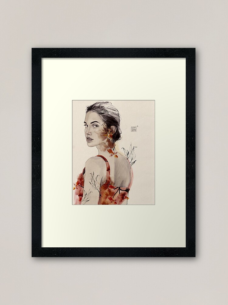 Alternate view of VALENTINA Framed Art Print