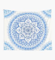 Tela decorativa Yin Yang Mandala en Soft Blues