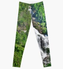 Upper Whitewater Falls NC Summertime Leggings