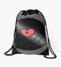 My Favorite Record Drawstring Bag