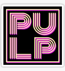 Pulp band logo Sticker
