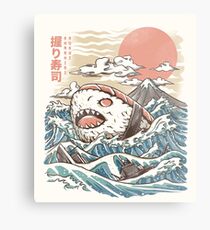 Sharkiri Sushi Metal Print