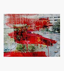 Red Paint Photographic Print