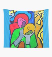 Embracing Wall Tapestry