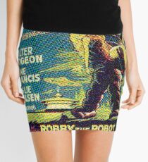 Vintage Sci-fi Movie Forbidden Planet, Robot Mini Skirt