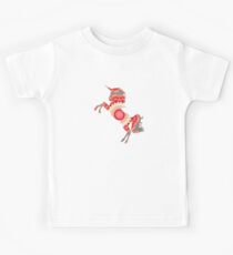 Spiral Einhorn Kinder T-Shirt