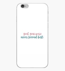 Gott, du warst nie zweitbester - für all die Jungs, die ich vorher geliebt habe iPhone-Hülle & Cover