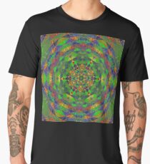 Colorful opaque kaleidoscope Men's Premium T-Shirt