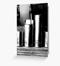 Sockets Greeting Card