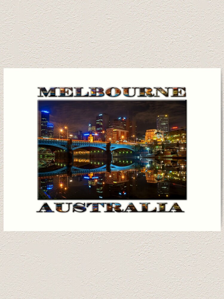 Alternate view of Reflective City (poster edition on white) Art Print