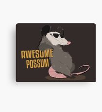 Awesome Possum Canvas Print