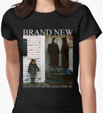 Brand New The Devil and God Are Raging Inside Me Women's Fitted T-Shirt