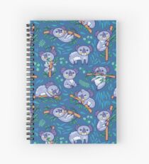 koalas in the eucalyptus forest Spiral Notebook