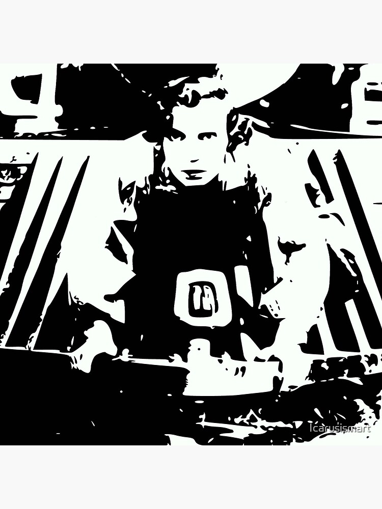 "Buster Keaton" Clock by Icarusismart Redbubble