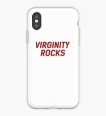 Virginity Rocks White or Black iPhone Case