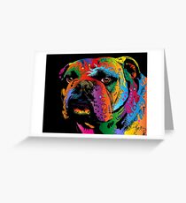 Bulldog Greeting Card