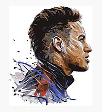 Lámina fotográfica NEYMAR JR DOSANTOS PSG BRASIL