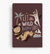 Wild rumpus Canvas Print