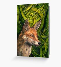 Bold Undaunted Fox Greeting Card