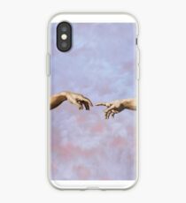 Die Erschaffung Adams (Hände) iPhone-Hülle & Cover