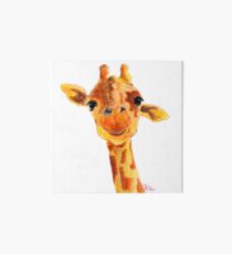 GIRAFFE ZOO ANIMAL PRINTS 'TOMMY' GIRAFFE GIFTS VON SHIRLEY MACARTHUR Galeriedruck